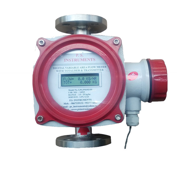 Digital Gas Flow Meter with Totaliser